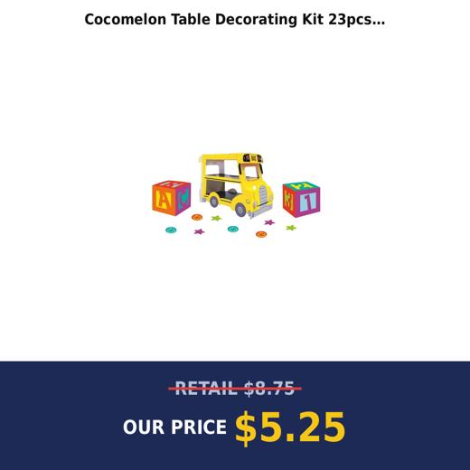 Cocomelon Table Decorating Kit  23pcs