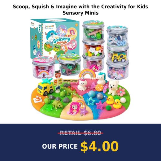 Scoop, Squish & Imagine with the Creativity for Kids Sensory Minis