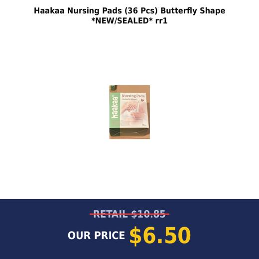 Haakaa Nursing Pads (36 Pcs) Butterfly Shape *NEW/SEALED* rr1