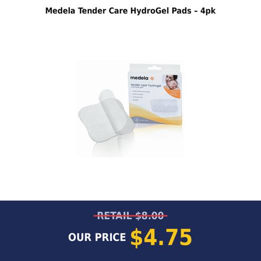 Medela Tender Care HydroGel Pads – 4pk