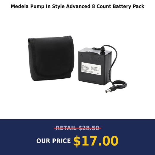 Medela Pump In Style Advanced 8 Count Battery Pack