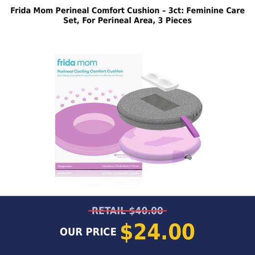 Frida Mom Perineal Comfort Cushion – 3ct: Feminine Care Set, For Perineal Area, 3 Pieces