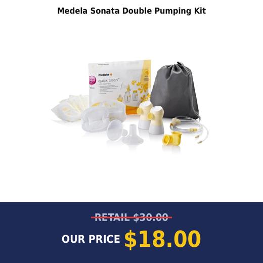Medela Sonata Double Pumping Kit