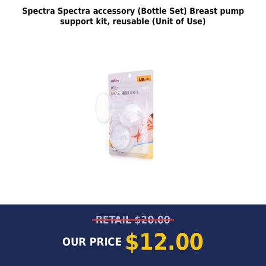 Spectra Spectra accessory (Bottle Set) Breast pump support kit, reusable (Unit of Use)