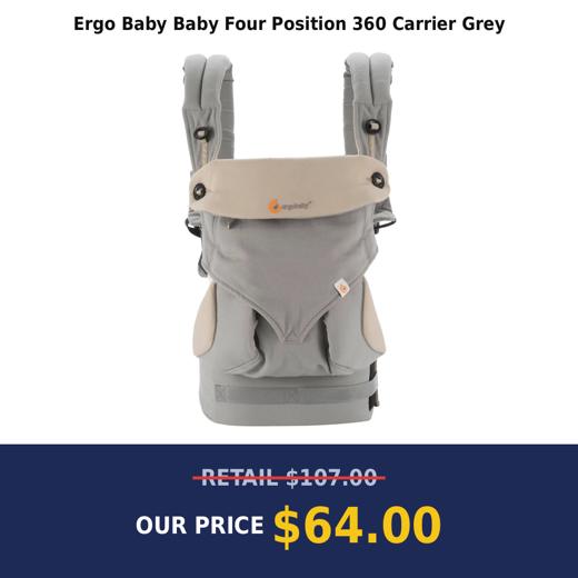 Ergo Baby Baby Four Position 360 Carrier Grey