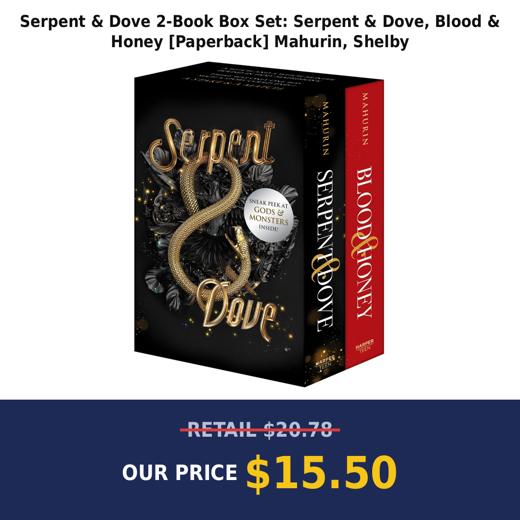 Serpent & Dove 2-Book Box Set: Serpent & Dove, Blood & Honey [Paperback] Mahurin, Shelby