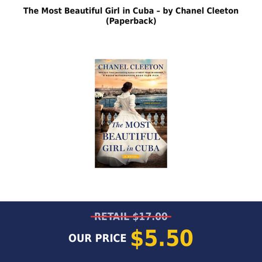 The Most Beautiful Girl in Cuba – by Chanel Cleeton (Paperback)