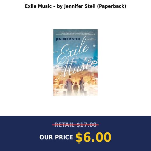Exile Music – by Jennifer Steil (Paperback)