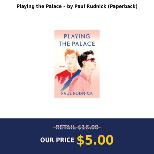 Playing the Palace – by Paul Rudnick (Paperback)