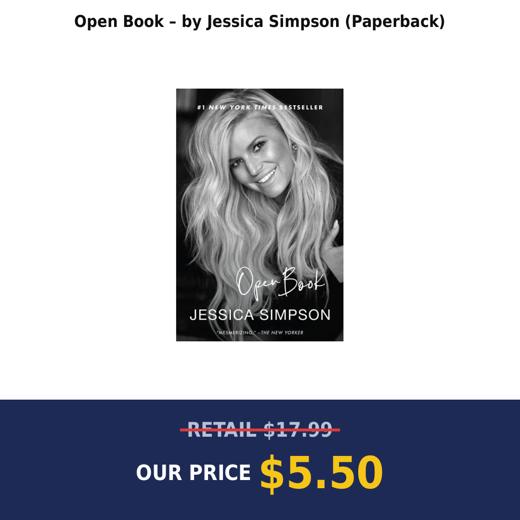 Open Book – by Jessica Simpson (Paperback)