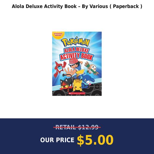 Alola Deluxe Activity Book – By Various ( Paperback )