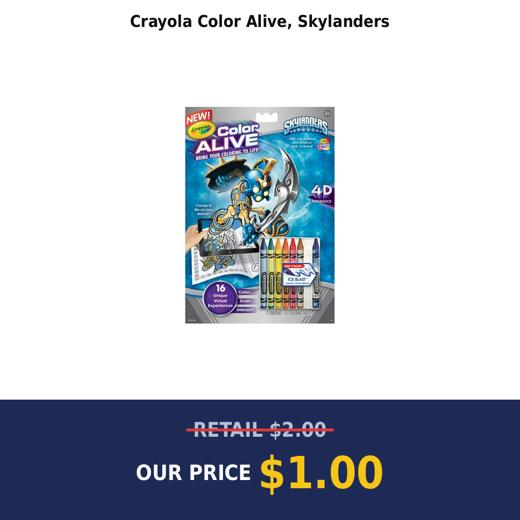 Crayola Color Alive, Skylanders