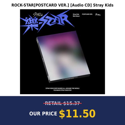 ROCK-STAR[POSTCARD VER.] [Audio CD] Stray Kids