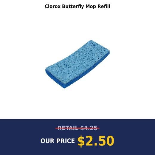 Clorox Butterfly Mop Refill