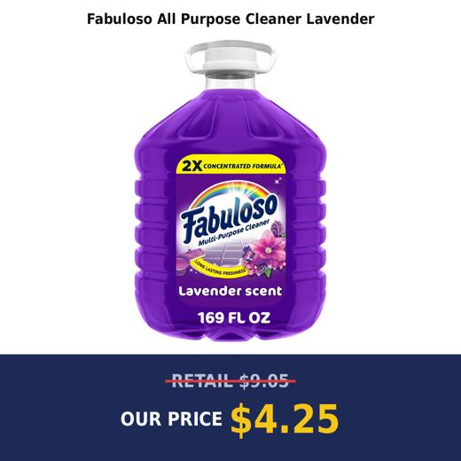Fabuloso All Purpose Cleaner Lavender