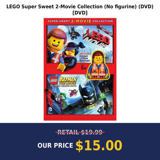 LEGO Super Sweet 2-Movie Collection (No figurine) (DVD) [DVD]