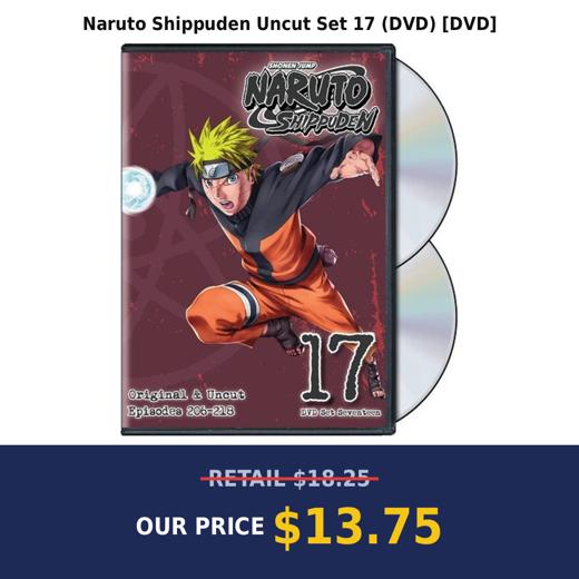 Naruto Shippuden Uncut Set 17 (DVD) [DVD]