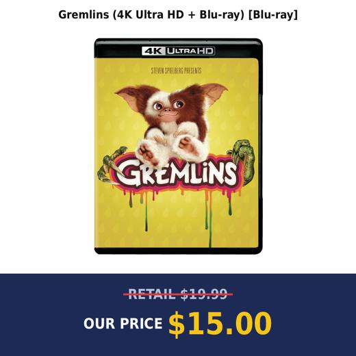 Gremlins (4K Ultra HD + Blu-ray) [Blu-ray]