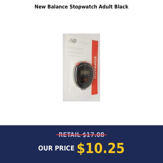 New Balance Stopwatch Adult Black