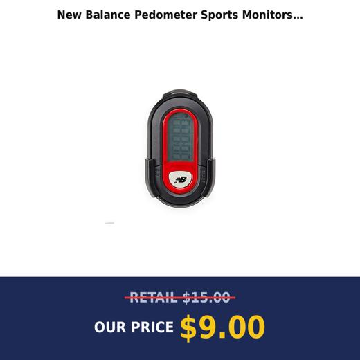 New Balance Pedometer Sports Monitors