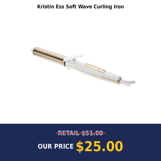 Kristin Ess Soft Wave Curling Iron