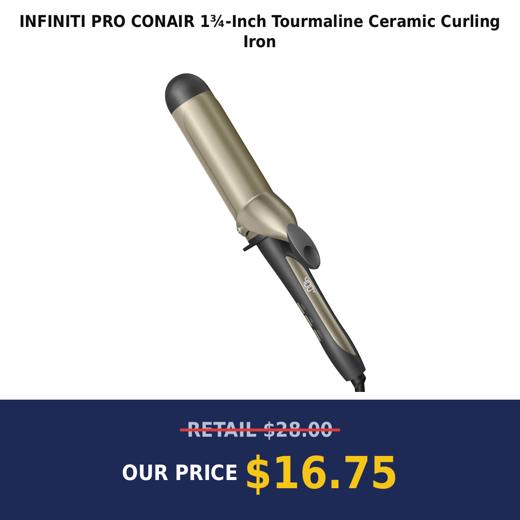 INFINITI PRO CONAIR 1¾-Inch Tourmaline Ceramic Curling Iron