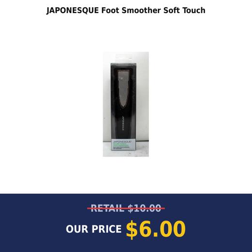 JAPONESQUE Foot Smoother Soft Touch
