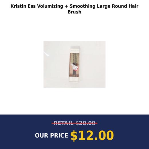 Kristin Ess Volumizing + Smoothing Large Round Hair Brush
