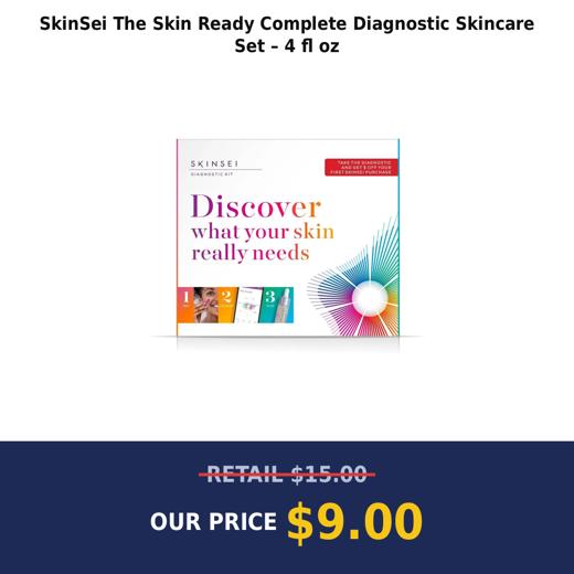 SkinSei The Skin Ready Complete Diagnostic Skincare Set – 4 fl oz
