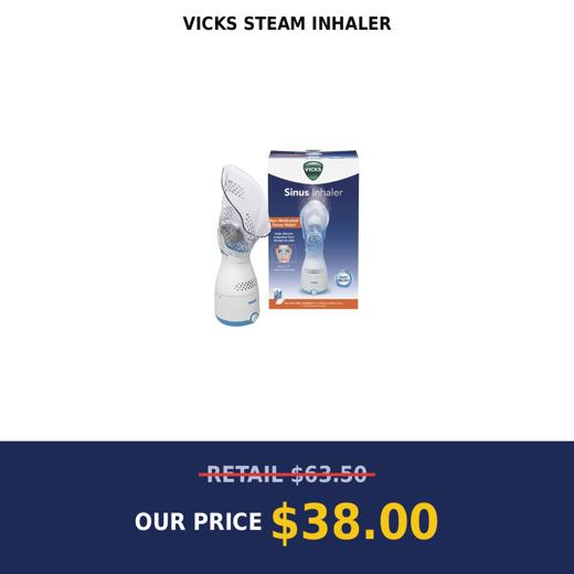 VICKS STEAM INHALER
