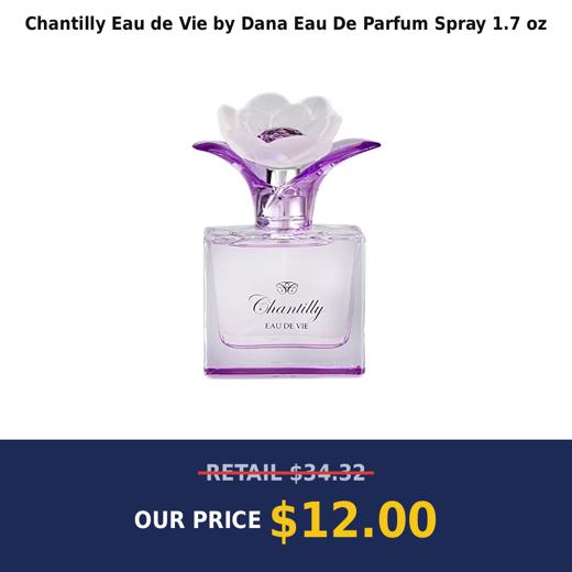 Chantilly Eau de Vie by Dana Eau De Parfum Spray 1.7 oz