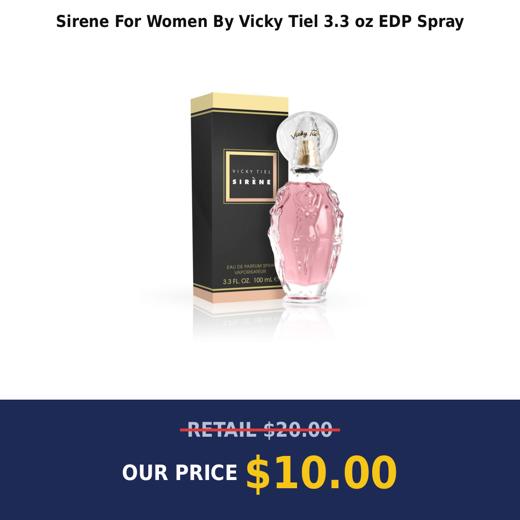 Sirene For Women By Vicky Tiel 3.3 oz EDP Spray