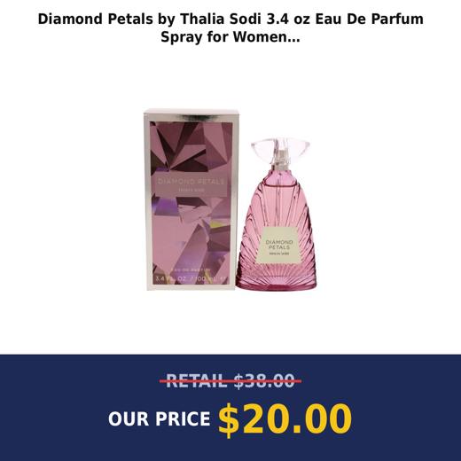 Diamond Petals by Thalia Sodi 3.4 oz Eau De Parfum Spray for Women