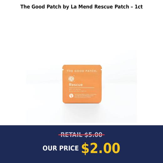 The Good Patch by La Mend Rescue Patch – 1ct