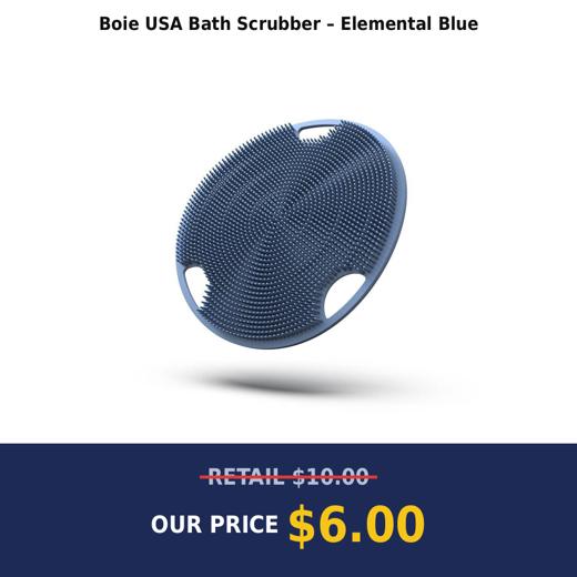 Boie USA Bath Scrubber – Elemental Blue