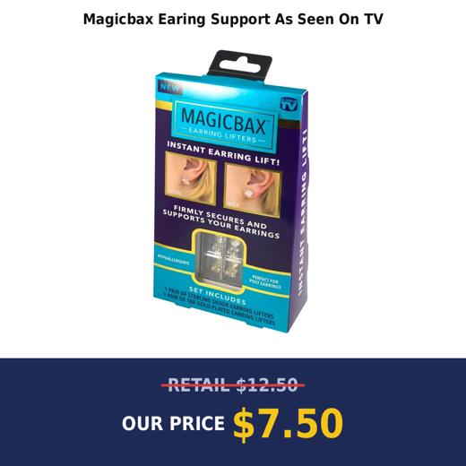 Magicbax Earing Support As Seen On TV