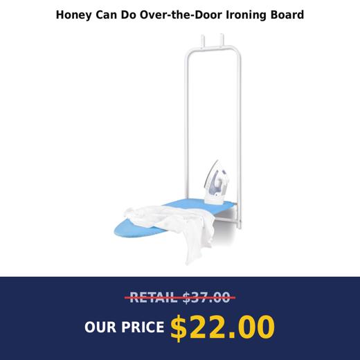 Honey Can Do Over-the-Door Ironing Board
