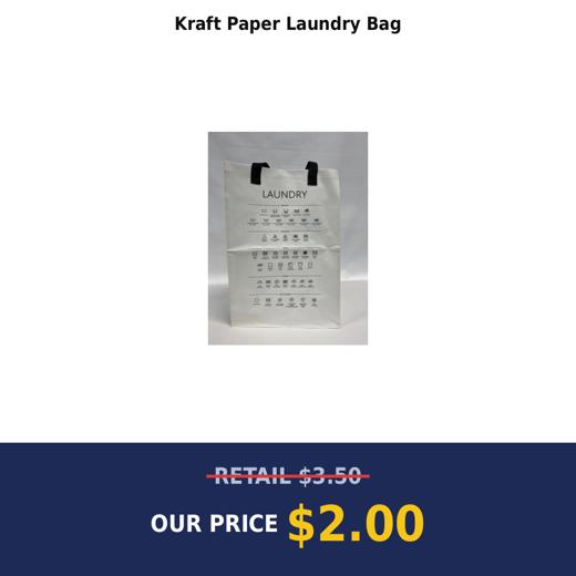 Kraft Paper Laundry Bag