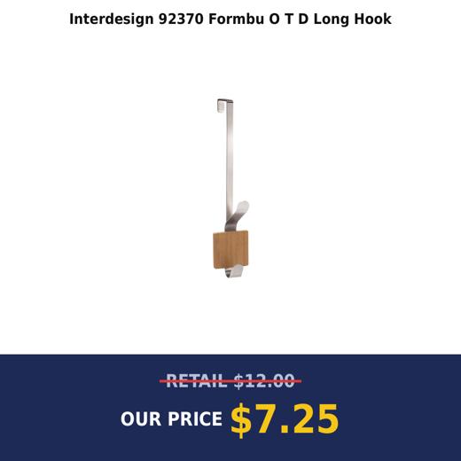 Interdesign 92370 Formbu O T D Long Hook