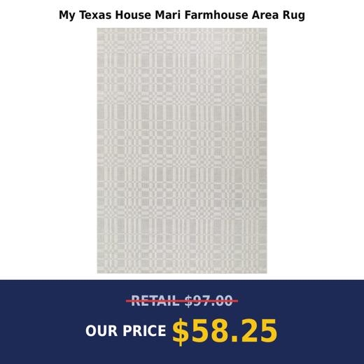 My Texas House Mari Farmhouse Area Rug