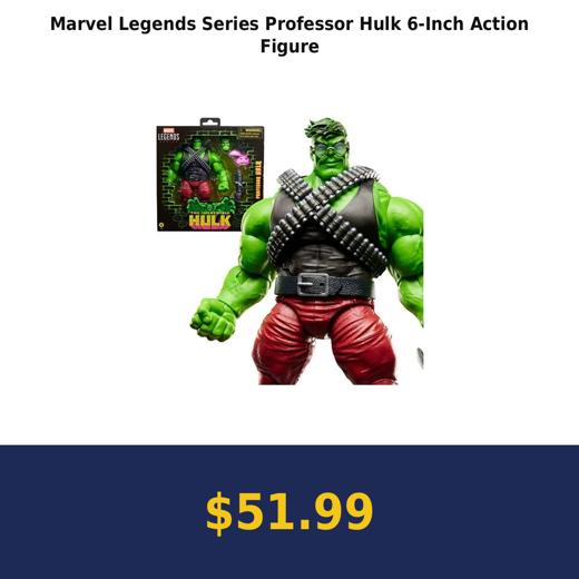Marvel Legends Series Professor Hulk 6-Inch Action Figure