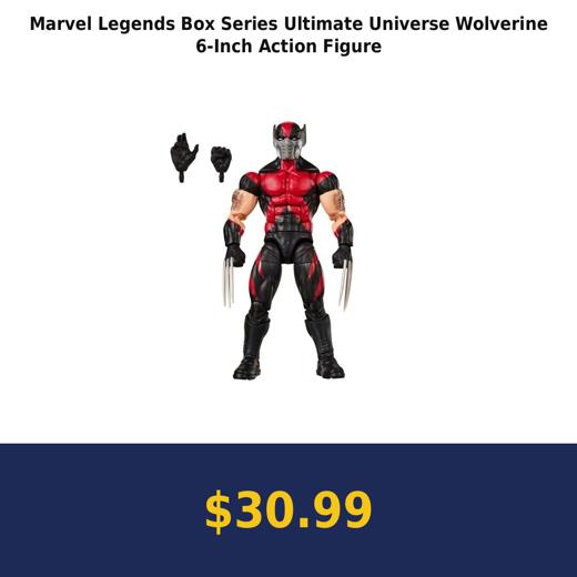 Marvel Legends Box Series Ultimate Universe Wolverine 6-Inch Action Figure