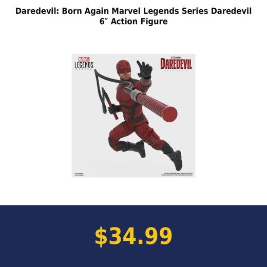 Daredevil: Born Again Marvel Legends Series Daredevil 6″ Action Figure