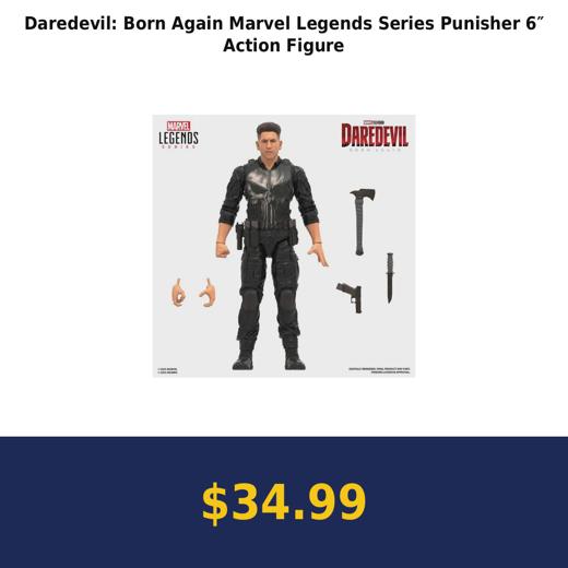 Daredevil: Born Again Marvel Legends Series Punisher 6″ Action Figure