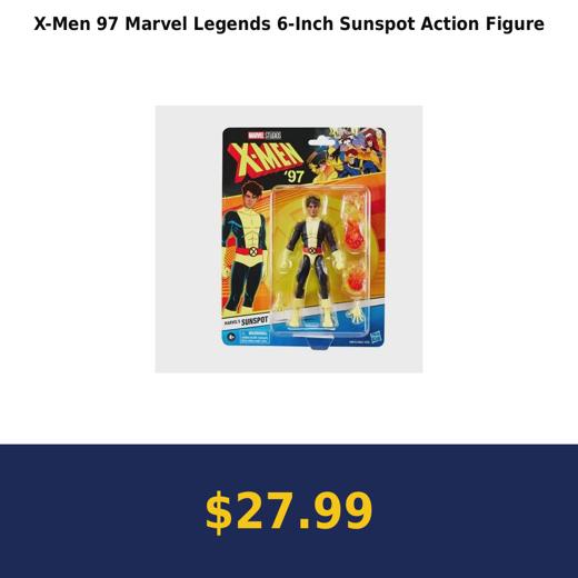 X-Men 97 Marvel Legends 6-Inch Sunspot Action Figure