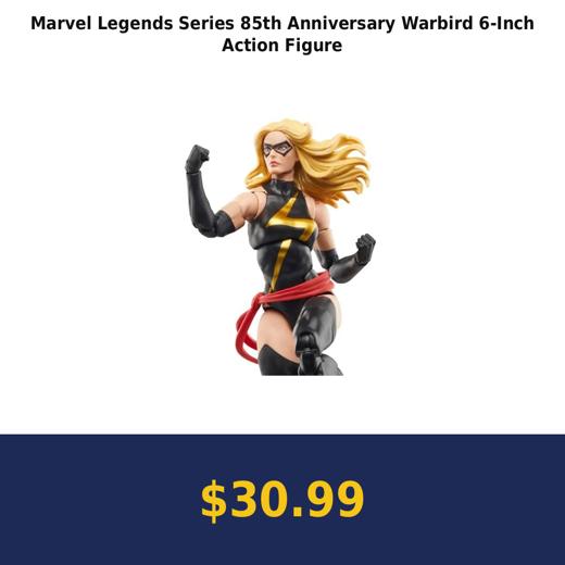 Marvel Legends Series 85th Anniversary Warbird 6-Inch Action Figure