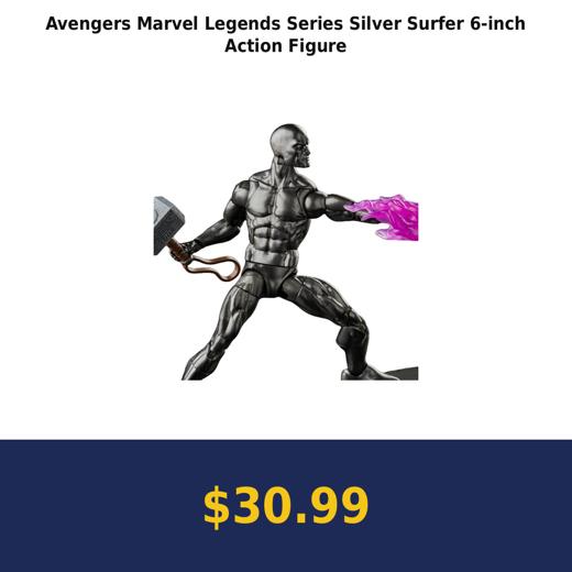 Avengers Marvel Legends Series Silver Surfer 6-inch Action Figure