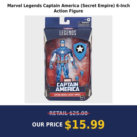 Marvel Legends Captain America (Secret Empire) 6-Inch Action Figure