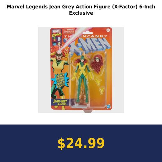Marvel Legends Jean Grey Action Figure (X-Factor) 6-Inch Exclusive