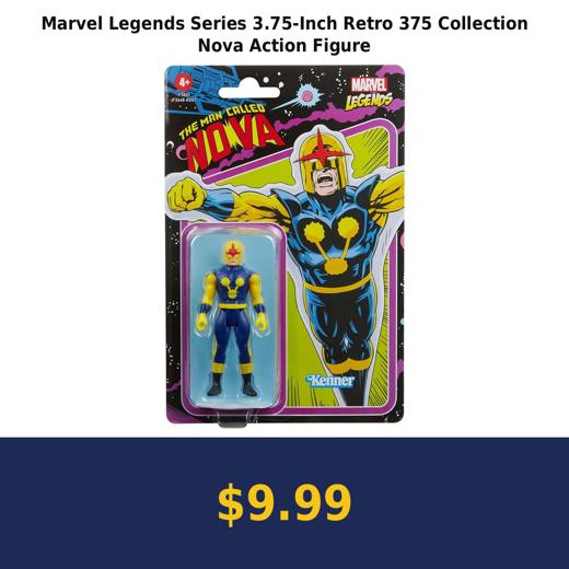Marvel Legends Series 3.75-Inch Retro 375 Collection Nova Action Figure